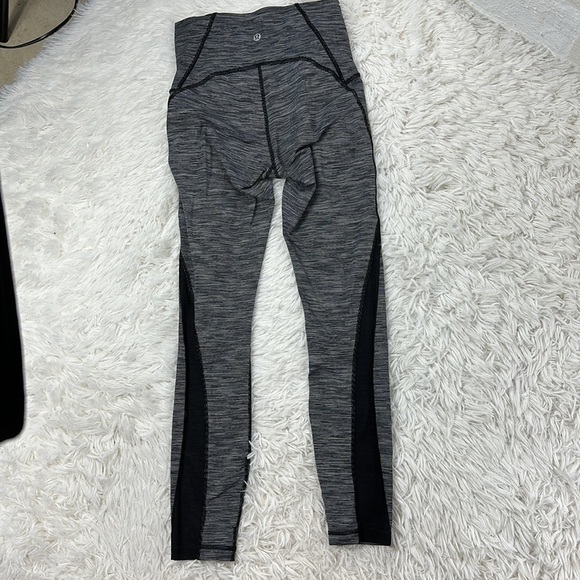 Lululemon Train Times 7/8 Pant (25" ) Wee Are From Space Black Slate - Picture 6 of 7